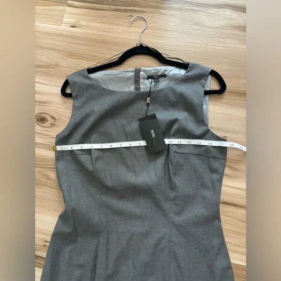 NWT Hugo Boss Size 8 Dinoma Wool Blend Boat Neck sleeveless Midi - Picture 11 of 12